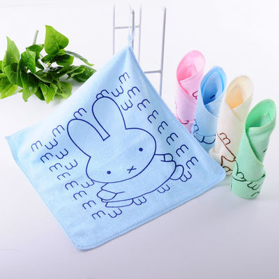 Keuken Microfiber Kinderhanddoek 25*25cm Zachte absorberende reinigingshanddoek voor kinderen