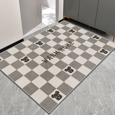 Anti-slip Water Absorptie Custom Logo Luxe Mat Prachtig ontwerp Geprinte deurmat