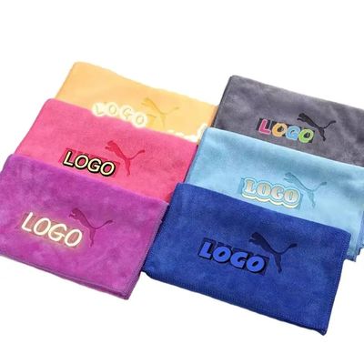 Custom Logo Microfiber Sporthanddoek voor snel drogen en zweet absorberen in Yoga Gym