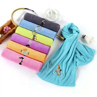 Custom Logo Microfiber Sporthanddoek voor snel drogen en zweet absorberen in Yoga Gym