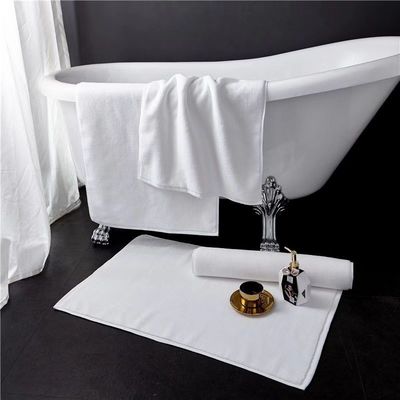 Hotel Badkamer Niet-slip Mat Puur katoen voor douche kamer Absorberende Voet Mat Huis Wasbaar