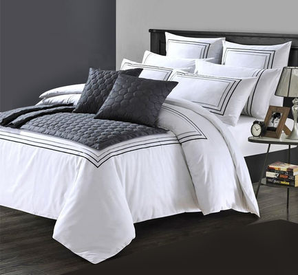 Willekeurig ontworpen dekens comfortabel slaap hotel beddengoed set met 40 Count katoenen stof