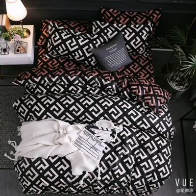 Gepersonaliseerd comfort en stijl Custom Logo King beddengoed Set voor moderne modeontwerpers