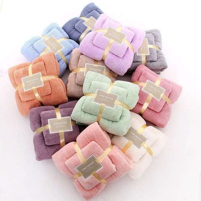Super Absorberend Hypoallergeen Rechthoekig Koraal Vlies Microfiber Baddoek Voor Geschenk