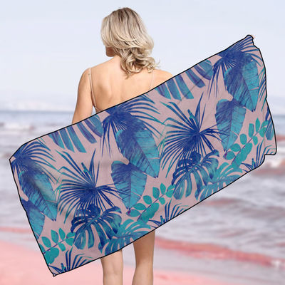 Custom Microfiber Outdoor Strand Handdoek met QUICK-DRY Absorptie en Printed Design