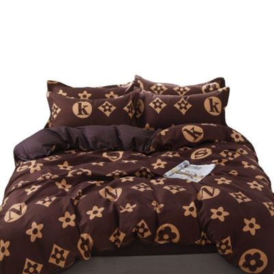 Gepersonaliseerde polyester bedden met 2 kussens en een rits