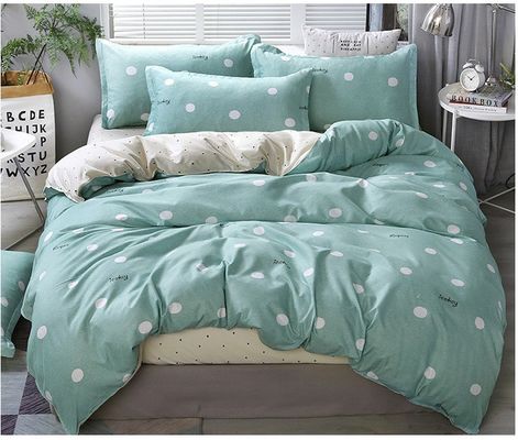 Gepersonaliseerde polyester bedden met 2 kussens en een rits