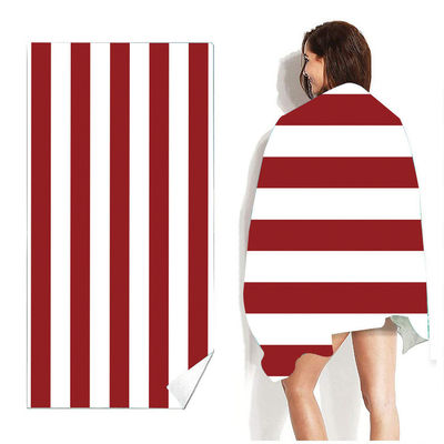 Op maat gemaakte Microfiber Strandhanddoek Snel verzenden Grote maat Ideaal voor zomersport