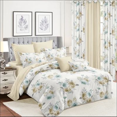 2023 Bedroom King Size Kerstbedden set met bevestigd laken en 200TC draad tellen
