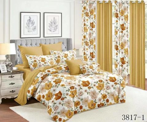 2023 Bedroom King Size Kerstbedden set met bevestigd laken en 200TC draad tellen