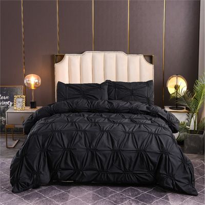 100% polyester Solid Color Fern Flower Craft Dekbed Set voor huishoudelijk gebruik