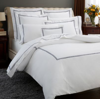 Nantong Luxe Duvet Bed Set Met Stitch Borduurbedekking Voor King Size Bed