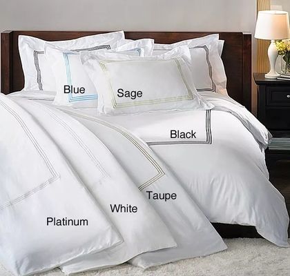 Nantong Luxe Duvet Bed Set Met Stitch Borduurbedekking Voor King Size Bed