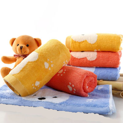 Hotel en reis benodigdheden bamboe vezel handdoek met schattig tekenfilm dierontwerp