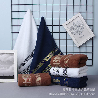 Vierkante QUICK-DRY Witte 100% katoen Luxe Hotel handdoek voor snelle absorptie