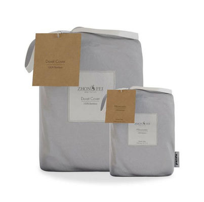 Zwakke pure bamboe platte lakens met diepe zakken Comforters Set Queen beddengoed voor thuis