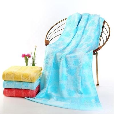 Custom gekleurde bamboevezel baddoek voor volwassen mannen en vrouwen Duurzame keuze