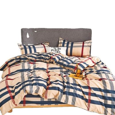 Echte zachte 100% polyester cartoon beddekker beddoek gepoetste microfiber bedden set
