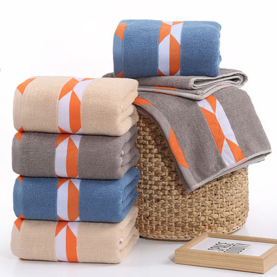 Home Luxe Hotel Borduurwerk Custom Dikke Super Zachte Badkamer Bad 100% Katoenen Handdoek Sets