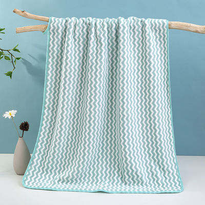 70*140cm Unisex sneldrogende baddoek set Internationaal zacht lintvrij bloemenpatroon