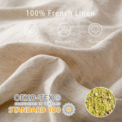 Duurzame 100% natuurlijke zuivere vlas linnen hennep 170 gsm linnen dekbed beddengoed set