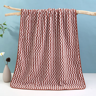 70*140cm Unisex sneldrogende baddoek set Internationaal zacht lintvrij bloemenpatroon
