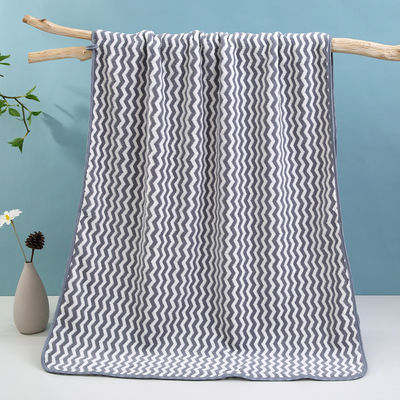 70*140cm Unisex sneldrogende baddoek set Internationaal zacht lintvrij bloemenpatroon