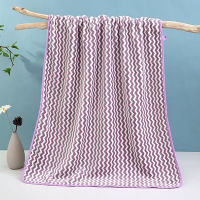 70*140cm Unisex sneldrogende baddoek set Internationaal zacht lintvrij bloemenpatroon