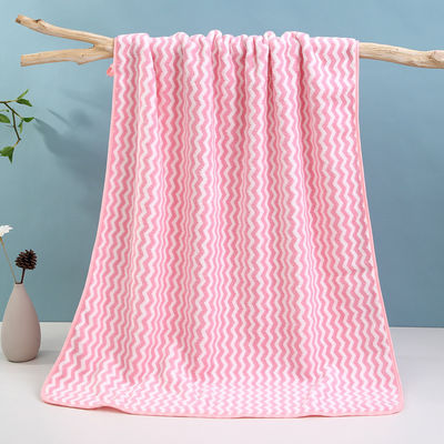 70*140cm Unisex sneldrogende baddoek set Internationaal zacht lintvrij bloemenpatroon