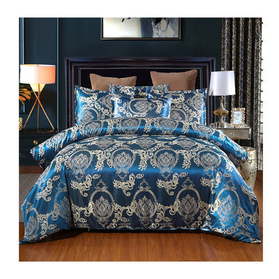 Oeko-tex Certified Europe Style Jacquard Satin Silk Comforter Sets voor hotelbedden