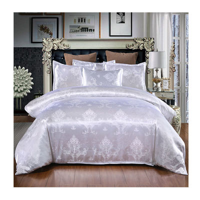 Oeko-tex Certified Europe Style Jacquard Satin Silk Comforter Sets voor hotelbedden