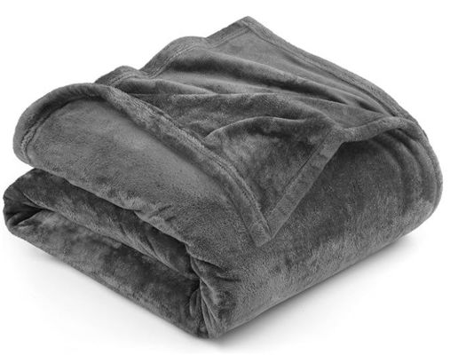 Zwakke microvezel grijze vlies deken 300GSM King Grootte 90x102 inch door Utopia Bedden