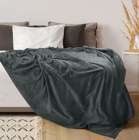 Zwakke microvezel grijze vlies deken 300GSM King Grootte 90x102 inch door Utopia Bedden