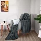 Zwakke microvezel grijze vlies deken 300GSM King Grootte 90x102 inch door Utopia Bedden