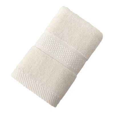 Custom wit baddoek set 70*140cm 100% katoen hotel handdoek voor luxe huis badkamer