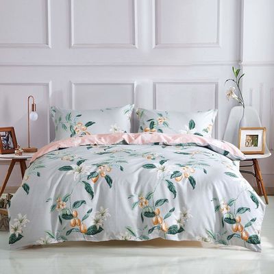 3PCS op maat gemaakte kleuren luxe dekbed set 100% katoen designer beddengoed set