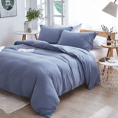 200TC draadgetal Custom kleurrijke hotel beddekket set met katoenen vulstof