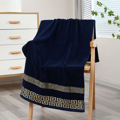 Einde 100% katoenen baddoek Set Custom Logo Hotel zwembad Reis Solid kleur Perfect cadeau
