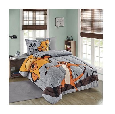 Home 4PCS Set schattig tekenfilm gedrukt kinderen dekbed Set 100% katoen bedden