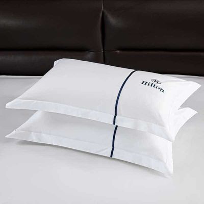Luxe 5-sterren Hilton beddengoed Set Linnen in 400TC Solid Pattern met Custom Duvet Cover