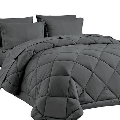 Zachte en milieuvriendelijke huishoudelijke beddengoed Sustainable 3 Piece Microfiber Duvet Bedding Set