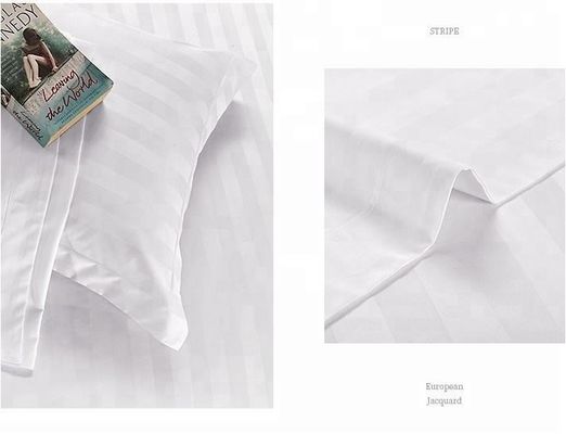 Hotelbedkleding Bolster kussen Single Double Queen King Cotton/CVC 40S 1en 3cm Streep