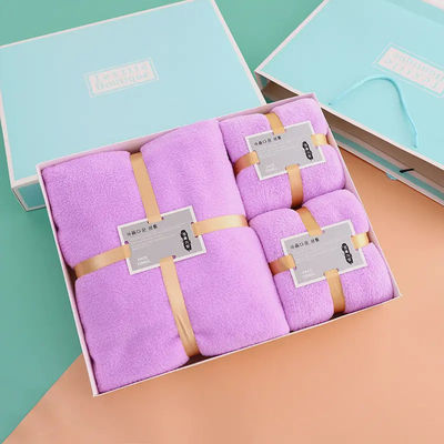 Badhanddoek geschenk voor thuis en hotel in aangepaste kleur dik koraalveen