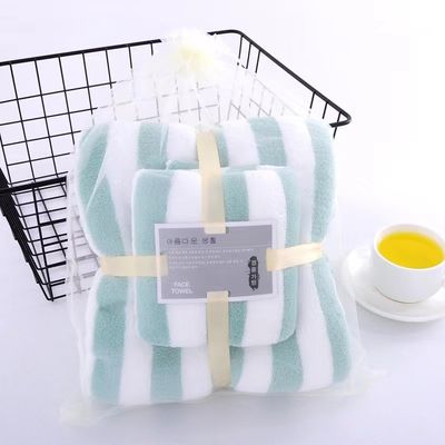Geweven polyester handdoek baddoek sets solide kleur dik absorberend breed rand wikkelen