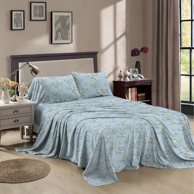 100% polyester multi-size op maat gedrukte plaat set voor Queen Size en King Fitted Plaat