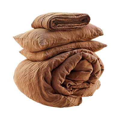 Geniet van onze 100% Franse linnen beddengoed Set dekbed Set voor een luxe slaap