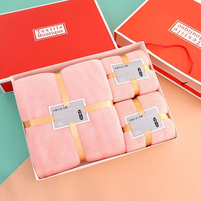 Adult Coral Fleece badhanddoek in aangepaste kleur voor zachtheid en absorptie