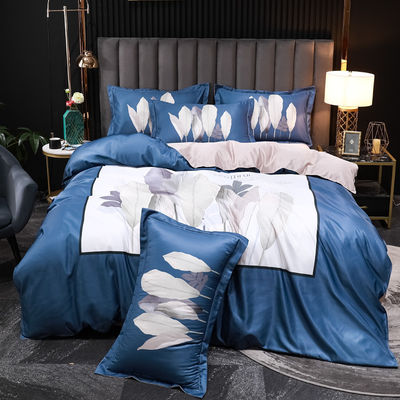 2023 Queen Size Cartoon Style Diagonale Bedden Set met Diagonale Patroon