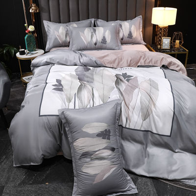 2023 Queen Size Cartoon Style Diagonale Bedden Set met Diagonale Patroon