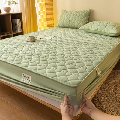 Geïnstalleerde beddoek matrasbeschermer voor Twin Full King Queen Size Custom Design